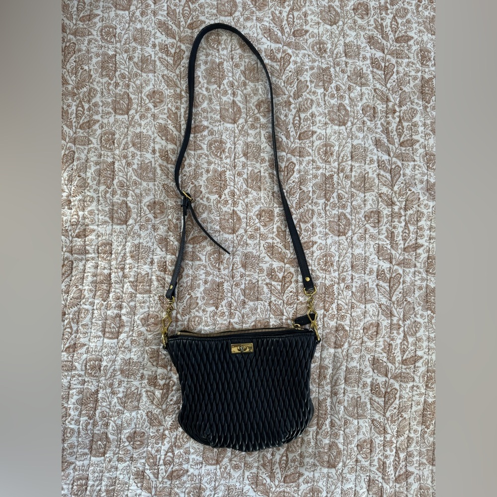 J. Crew Baby Brompton Quilted Leather Bag